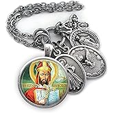 St. Adalbert Necklace, Keychain or Clip, Patron Saint Catholic Jewelry, Confirmation Gift