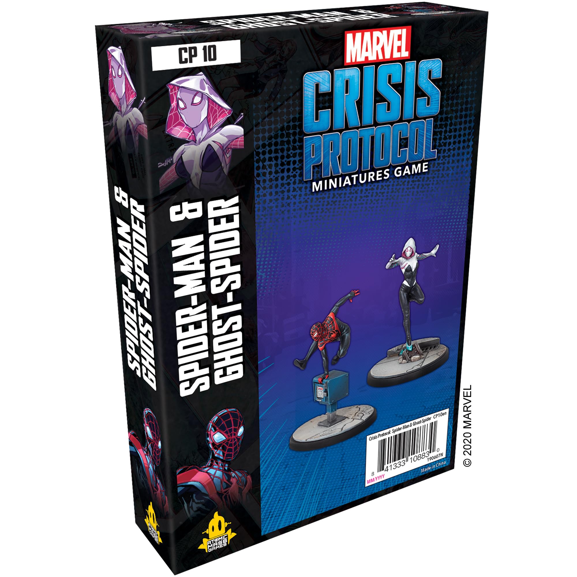 Atomic Mass Games - Marvel Crisis Protocol: Character Pack: Marvel Crisis Protocol: Ghost-Spider & Spider-Man - Miniature Game — image 1