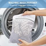BAGAIL Mesh Laundry Bags Delicate Wash Bags Reusable Durable Set view 6