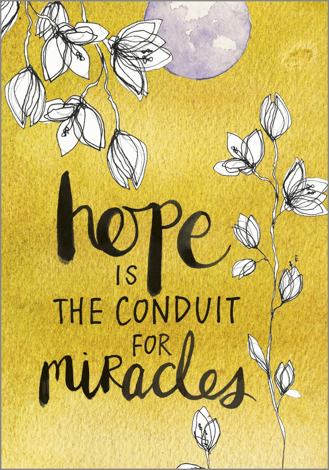 Hope is the conduit for miracles - COME DISCOVER more inspiring words of wisdom, encouraging quotes, and affirmations on Hello Lovely Studio.