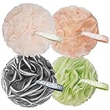 AmazerBath Bath Loofah Sponge (Pack of 4), Shower