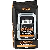 Men's Energizing Face + Body Cleansing Wipes - 60Ct