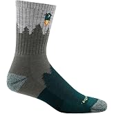 Darn Tough Vermont Men's Number 2 Micro Crew Cushion Hike Socks (1974) | Breathable Merino Wool, Durable Targeted Cushion, Moisture Wicking, Anti-Blister, Arch Support, Odor Resistant, Made in USA