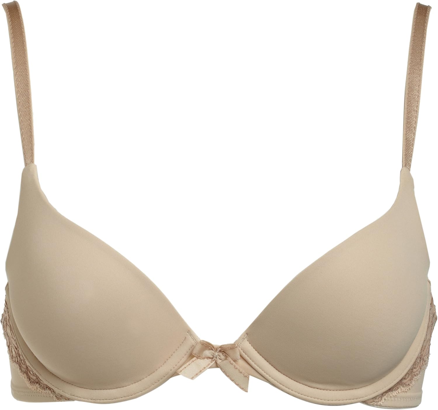 Lily of France Women's Extreme Sexy Push Up Bra 7531715, Beige, 38C at
