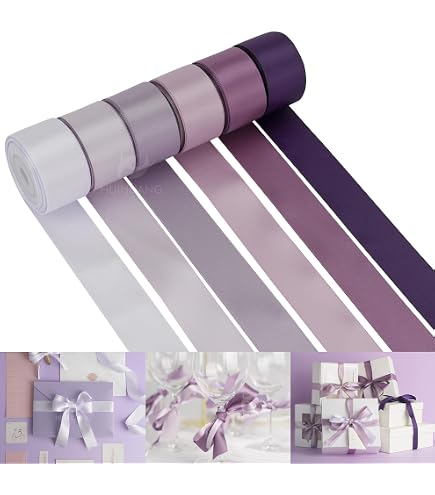 Double Sided Satin Ribbon in Wholesale - 10 Meters, Sizes 10mm to 50mm