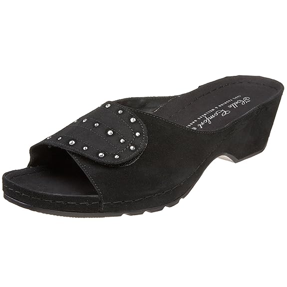 Amazon.com: Helle Comfort Women's Augusta Wedge,Black,35 EU / 5 B(M): Shoes