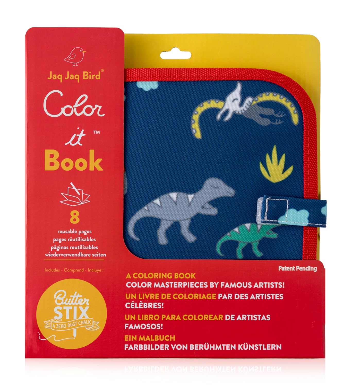 4 Craies Zero Poudre Jaq Jaq Bird Jq Ccb Dino Album Reutilisable Bebe Puericulture Eveil Et Jouets