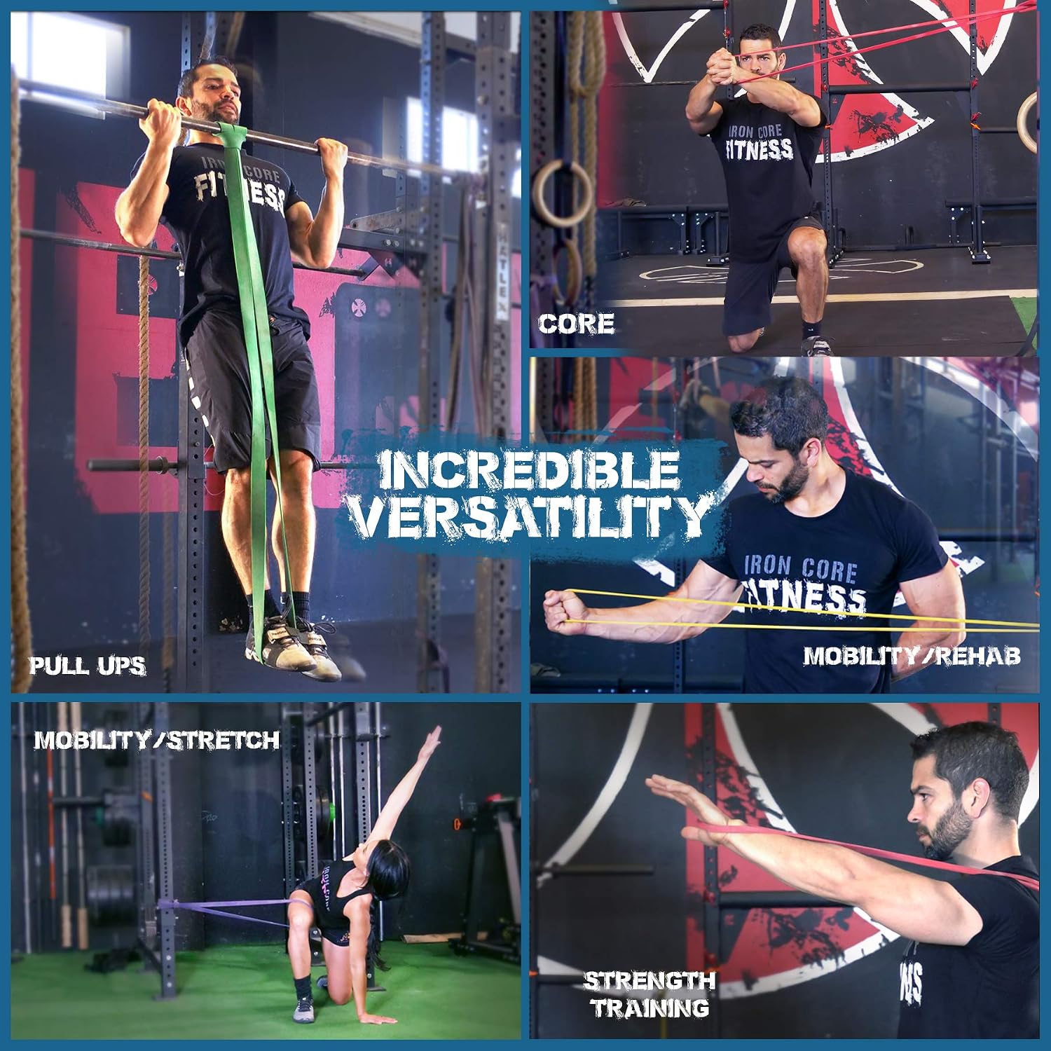 Pull Up Resistance Bands Set of 5, Pull Up Assistance Bands for Men & Women, Long Exercise Band for Home & Gym - Image 5