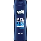 Suave Men 2 in 1 Shampoo and Conditioner, Ocean Charge, 12.6 Fl Oz (Pack of 1)