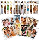 ESRICH 36 Pack Acrylic Fridge Magnetic Frame, Mini Picture Frames | Double Sided Photo Magnet Frames for Refrigerator, Mini Clear Picture Frame, Gifts (2.36 x 3.54Inch)
