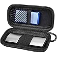 Heart Monitor Case Compatible with AliveCor Kardia Mobile ECG/for KardiaMobile 6L for Apple and Android Device - CASE ONLY (Dark Black)