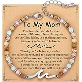 AryaHozel Wave Bracelets for Women, Valentine's Day Gifts for Her, Jewelry Gift for Best Friend, Sister, Mom, Daughter | 21st 30th 40th 50th 60th 70th Birthday Gifts for Women