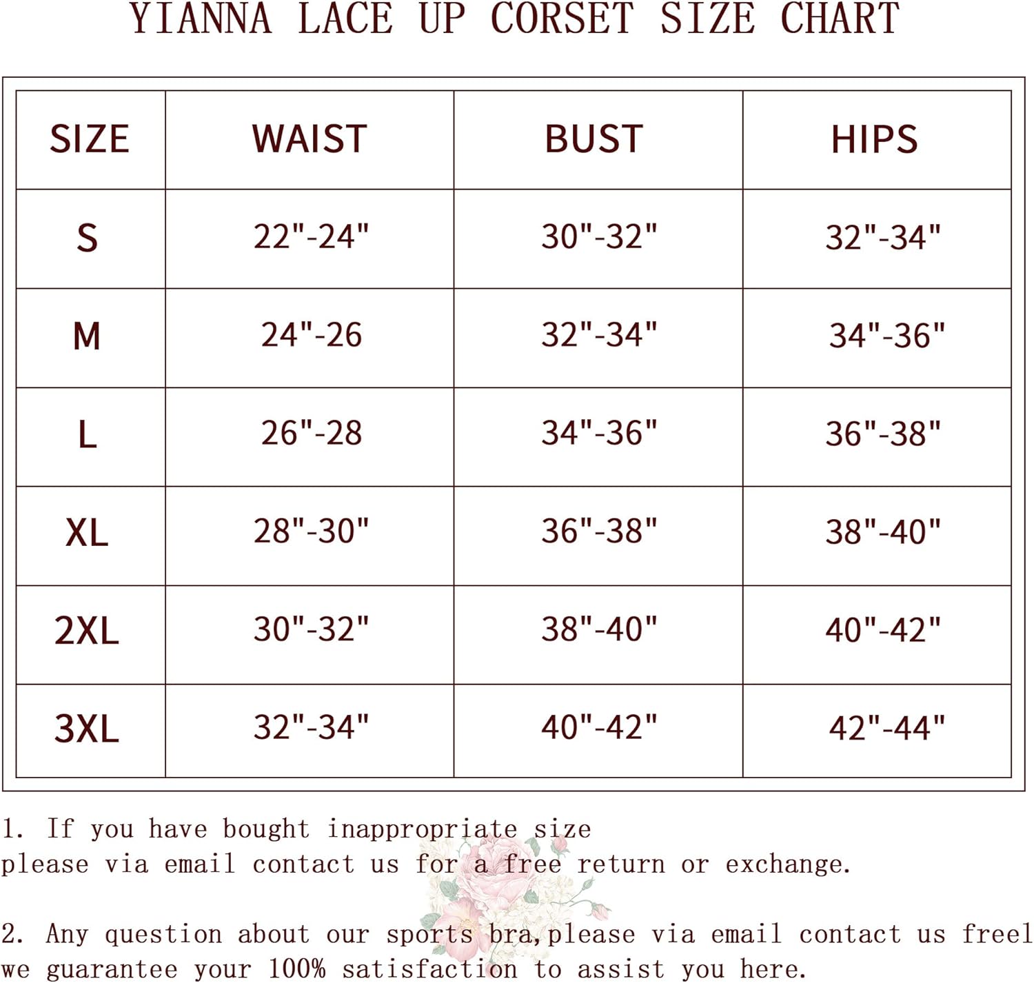 YIANNA Breathable Thin Type Lace Corset Strapless Wedding Dress Corset Bustiers: Clothing