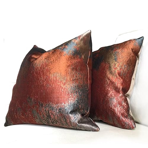 Amazon Com Robert Allen Beacon Hill Orange Bronze Gray Textile