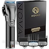 Novah Professional Hair Clippers for Men, Professional Barber Clippers, Electric Mens Cordless Hair Clipper for Barbers Haircut Kit Fade, Maquina de Cortar Cabello