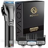 Novah Professional Hair Clippers for Men, Professional Barber Clippers, Electric Mens Cordless Hair Clipper for Barbers Haircut Kit Fade, Maquina de Cortar Cabello