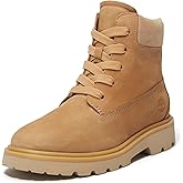 Timberland Womens Rowan Way 6 Inch Round Toe Lace Up Casual Boots Ankle Low Heel 1-2" - Brown