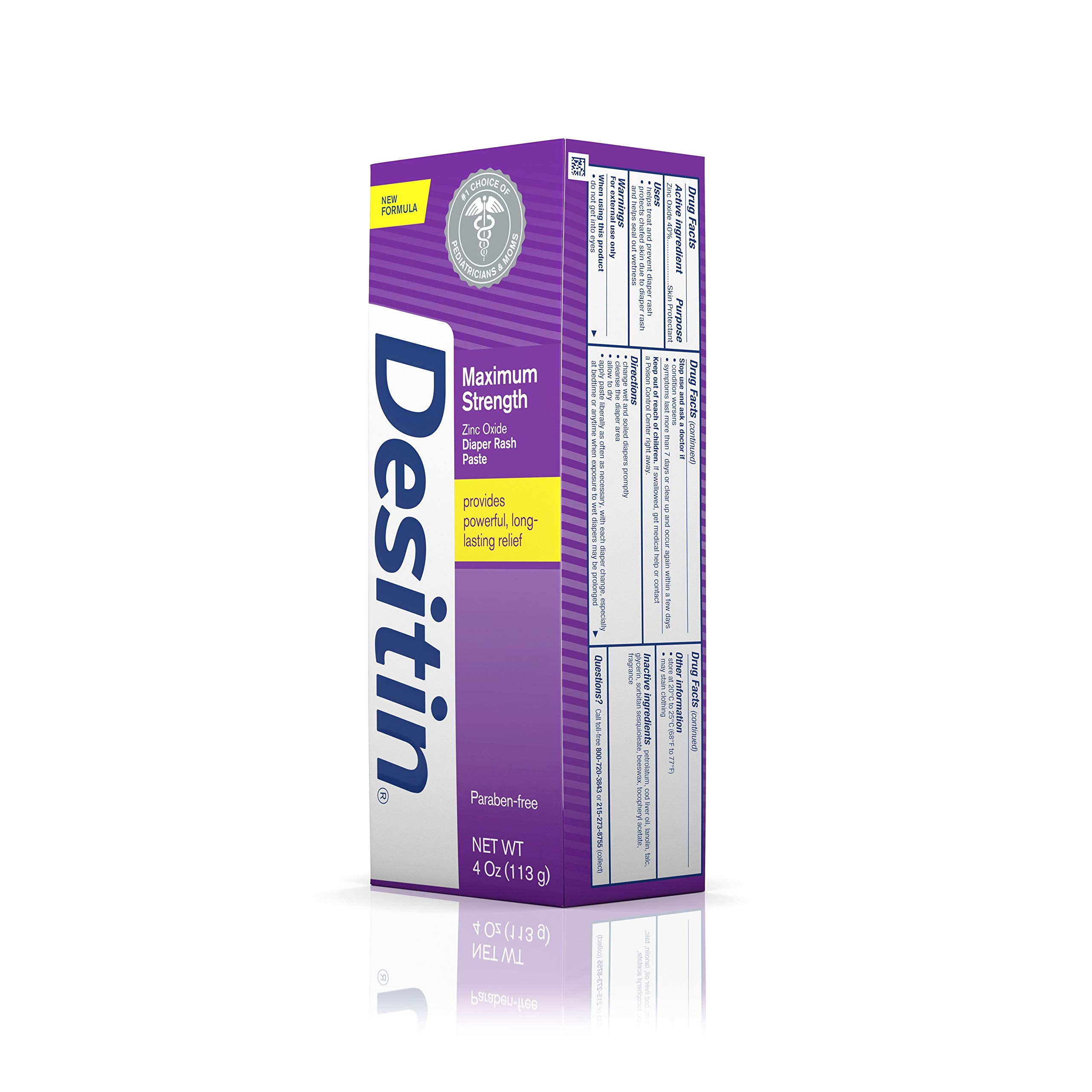 DESITIN Maximum Strength Diaper Rash Paste 4 oz