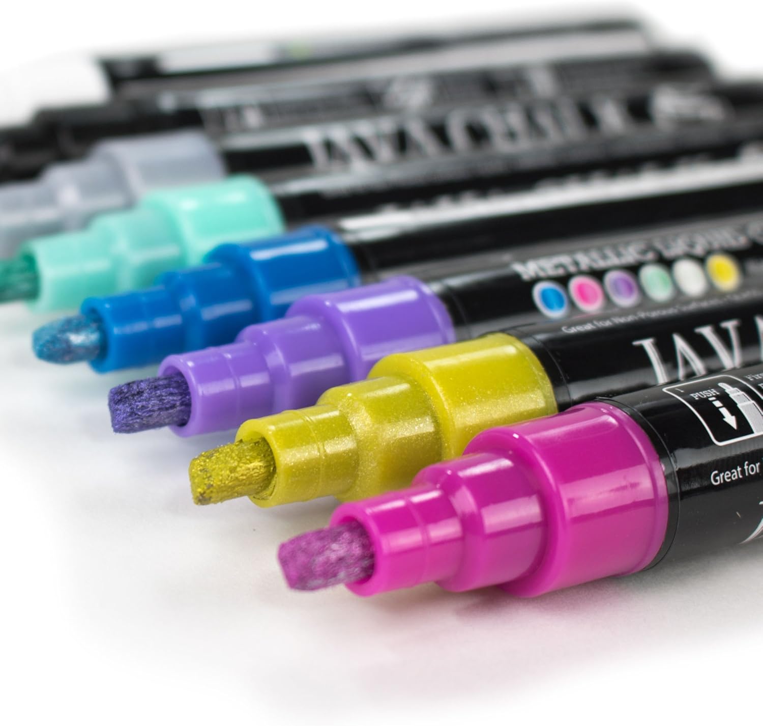 Liquid Chalk Paint Markers 8Pack Set Shimmering