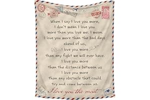 GEEMBI Anniversary Couple Gifts For Him, Her - Birthday, Christmas, Valentine Gifts For Women, Men, Husband, Wife, Anniversary Wedding Gift, Long Distance Gift For Couple - Fleece Throw Blankets 50x60 In