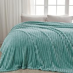 NEWCOSPLAY Super Soft King Blanket Mint Green
