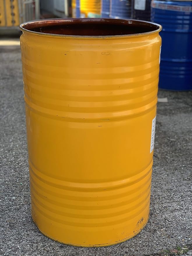 KetoPlastics OPEN TOP 205 LITRE/45 GALLON STEEL DRUM/BARREL/CONTAINER