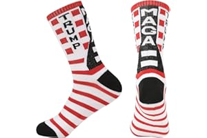 BSMTEBN Donald Trump Socks 2024 MAGA Socks Make America Great Again USA Sock Republican Socks Trump Gag Gifts For Men Womens