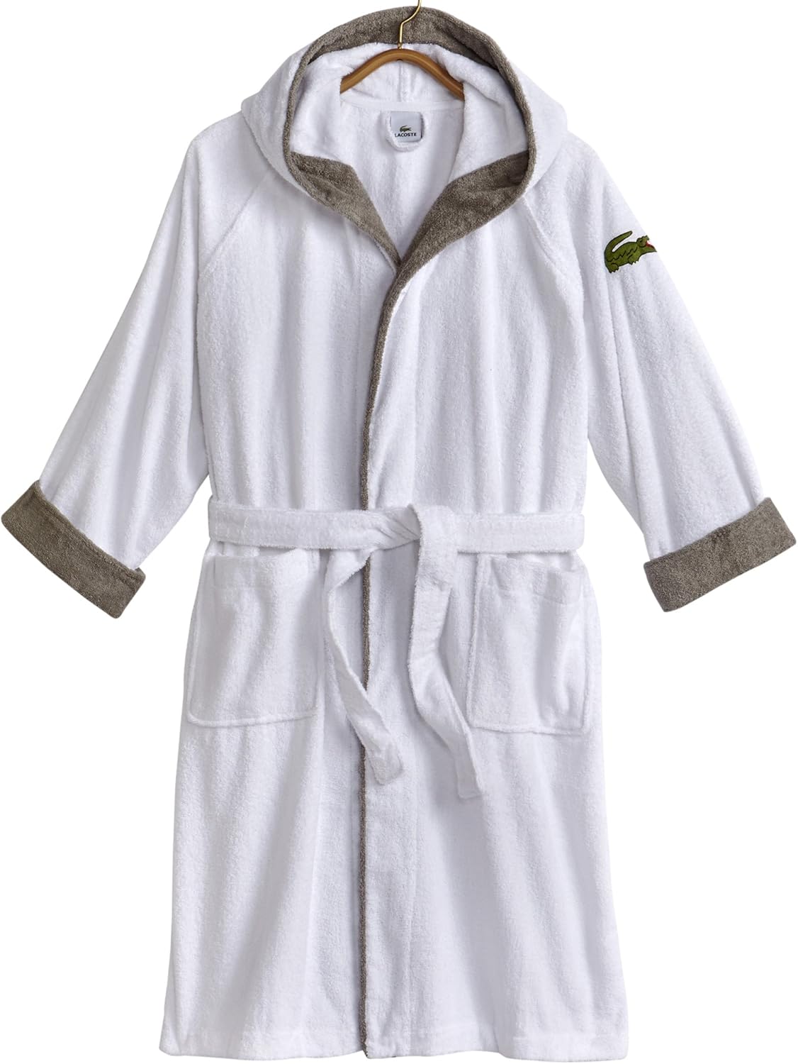 lacoste bathrobe mens