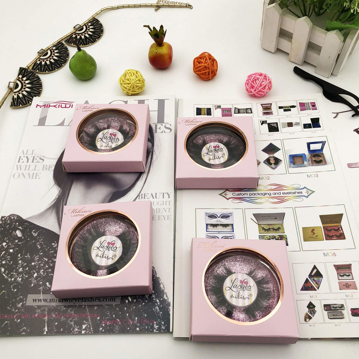 mikiwi 3D Mink Lashes, Mink Eyelashes, Real Mink Lashes, Dramatic Eyelashes, Mink Lashes Strip, 5D Mink Lashes, Wholesale Mink lashes, Pack-4