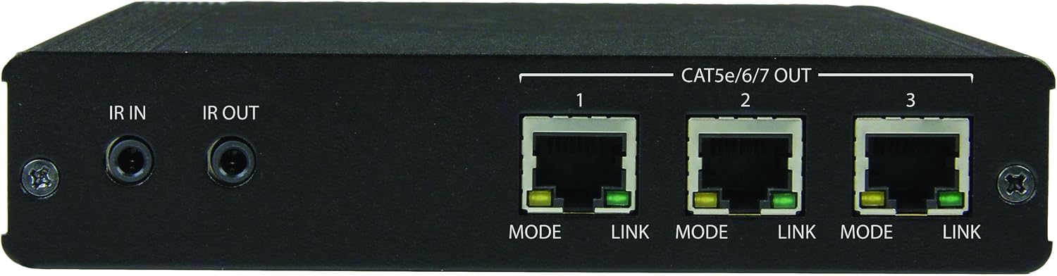StarTech.com ST124HDBT 3 Port HDBaseT Extender Kit with 3 Receivers, 1 x 3 HDMI Over CAT5 Splitter - Image 5