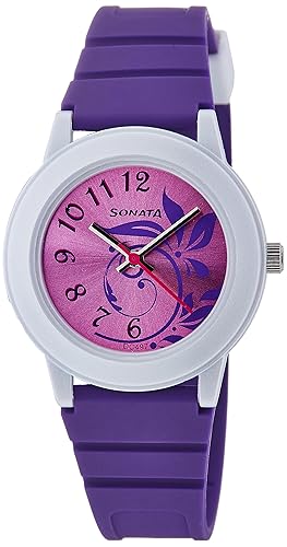 Analog Purple Dial Womens Watch -NJ8992PP03C