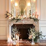 Eambrite Set of 4 Twig Trees with Lights 60 cm Battery Operated Indoor Decor view 5