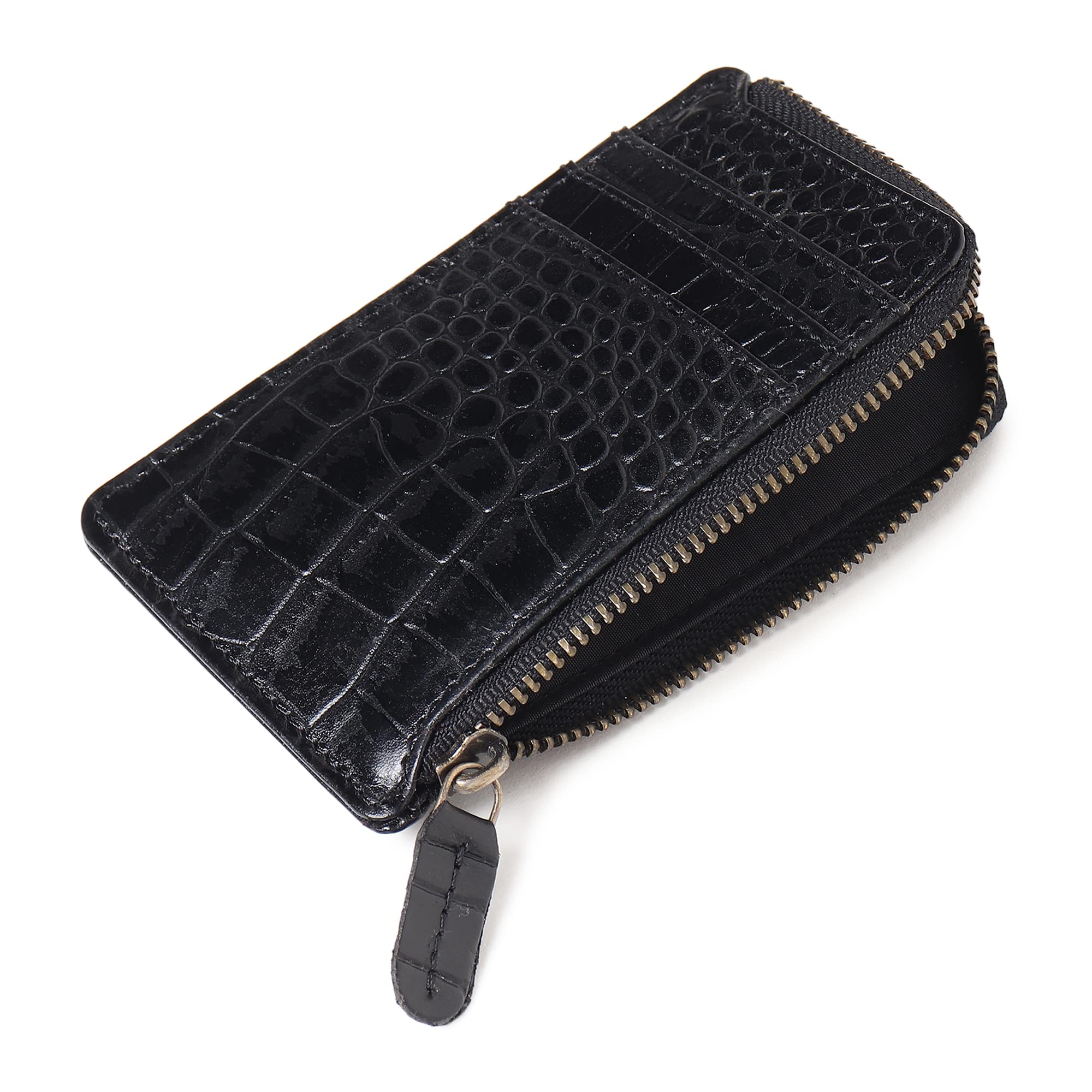 Genuine Leather Credit Card Holder Wallet for Women Men, RFID Blocking Minimalist Card Holder Men, Small Wallet, Men Card Holder Wallets, Thin Front Pocket Card Wallet, Slim Card Case