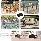 LAMUNI 150x90x90cm Garden Furniture Cover Waterproof 420D Oxford view 7
