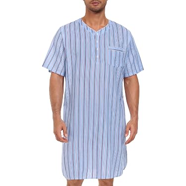 Amazon Best Sellers: Best Men's Nightshirts