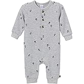 Modern Moments by Gerber unisex-baby Long Sleeve Long Leg Slouch Romper