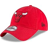 NBA Chicago Bulls Core Classic 9Twenty Adjustable Cap, Red, One Size