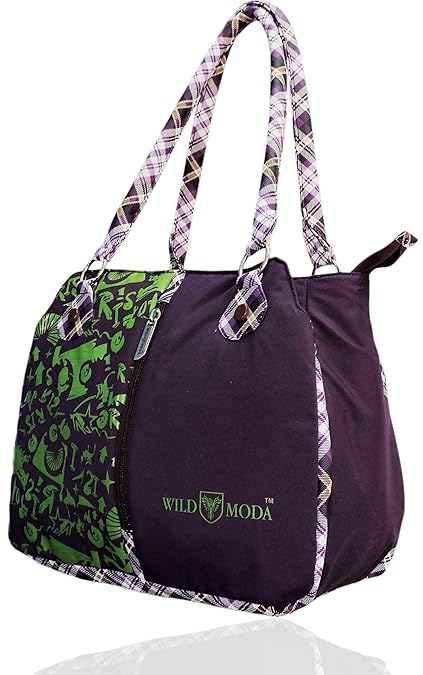 WILD MODA Womens Shoulder Bag (Purple)