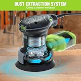 WORKPRO Orbital Sander 300W 125mm 6 Speed 13000 RPM with Dust Box view 5