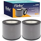 Flintar AP006 Replacement Filter, Compatible with TaoTronics TT-AP006 Air Purifier, 3-in-1 H13 Grade Filtration and Activated Carbon Filter Set, 2-Pack