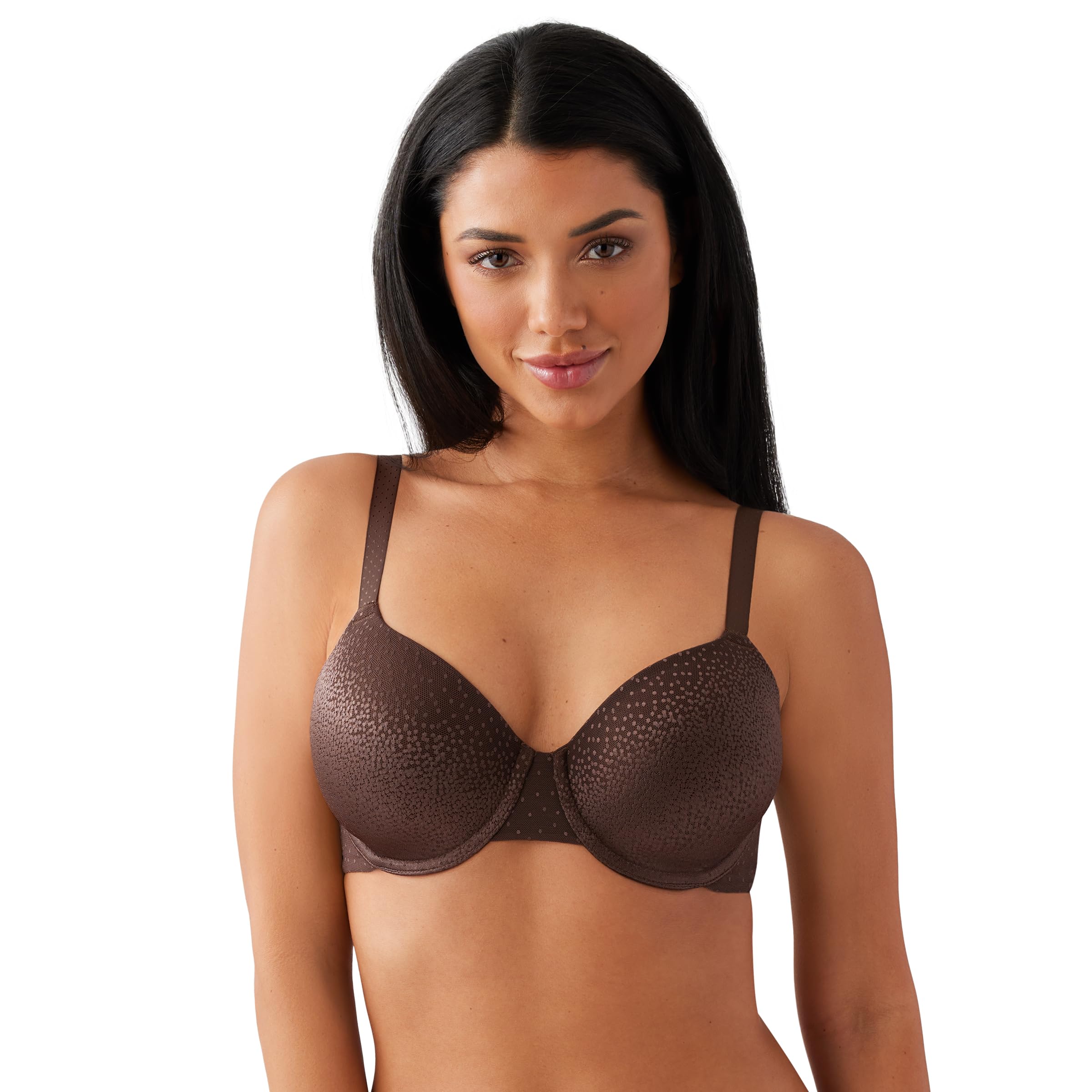 Wacoal Women’s Back Appeal Lightly Padded Full Coverage T-Shirt Bra, 853303, Hot Fudge, 36D