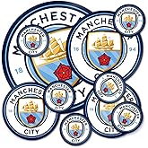 Desert Cactus Manchester City Sticker Man City MCFC Sheet Vinyl Football Soccer Decal Laptop Water Bottle Car Scrapbook Sheet (Type 3-1)