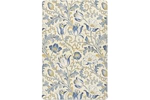 Crib Sheets Fitted Yellow and Blue Tulips William Morris Essentials for Crib 52''x28''