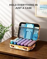 ARTDOT 5D Diamond Art Storage Boxes 30 Slots with 71pc Accessories Orange view 2