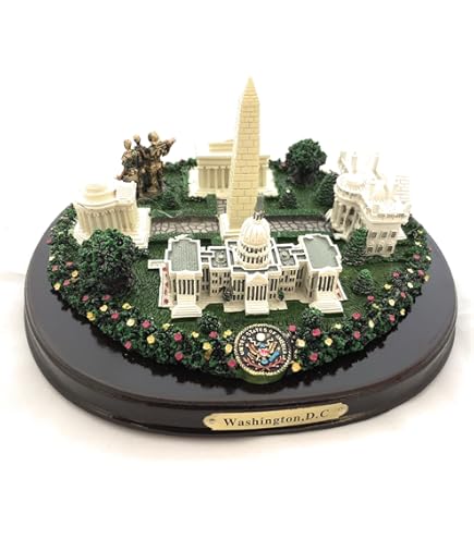 Washington DC Capitol Building Paperweight Replica - 4x6 Inch Souvenir & Desk Decor