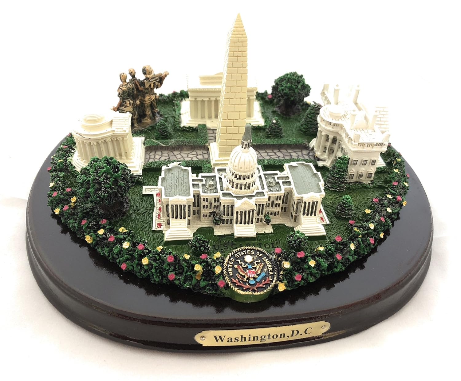 D.C Oval Washington Monuments Desk Statue 8 Wide Home Statues