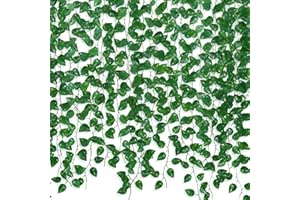 FREYALIFE 12 Pack 86Ft Fake Plants Artificial Vines for Room Decor, Faux ivy Greenery Garland for Home teen girls bedroom living Aesthetic Farmhouse Dorm Wall Decoration, Wedding Easter Christmas Party Gift