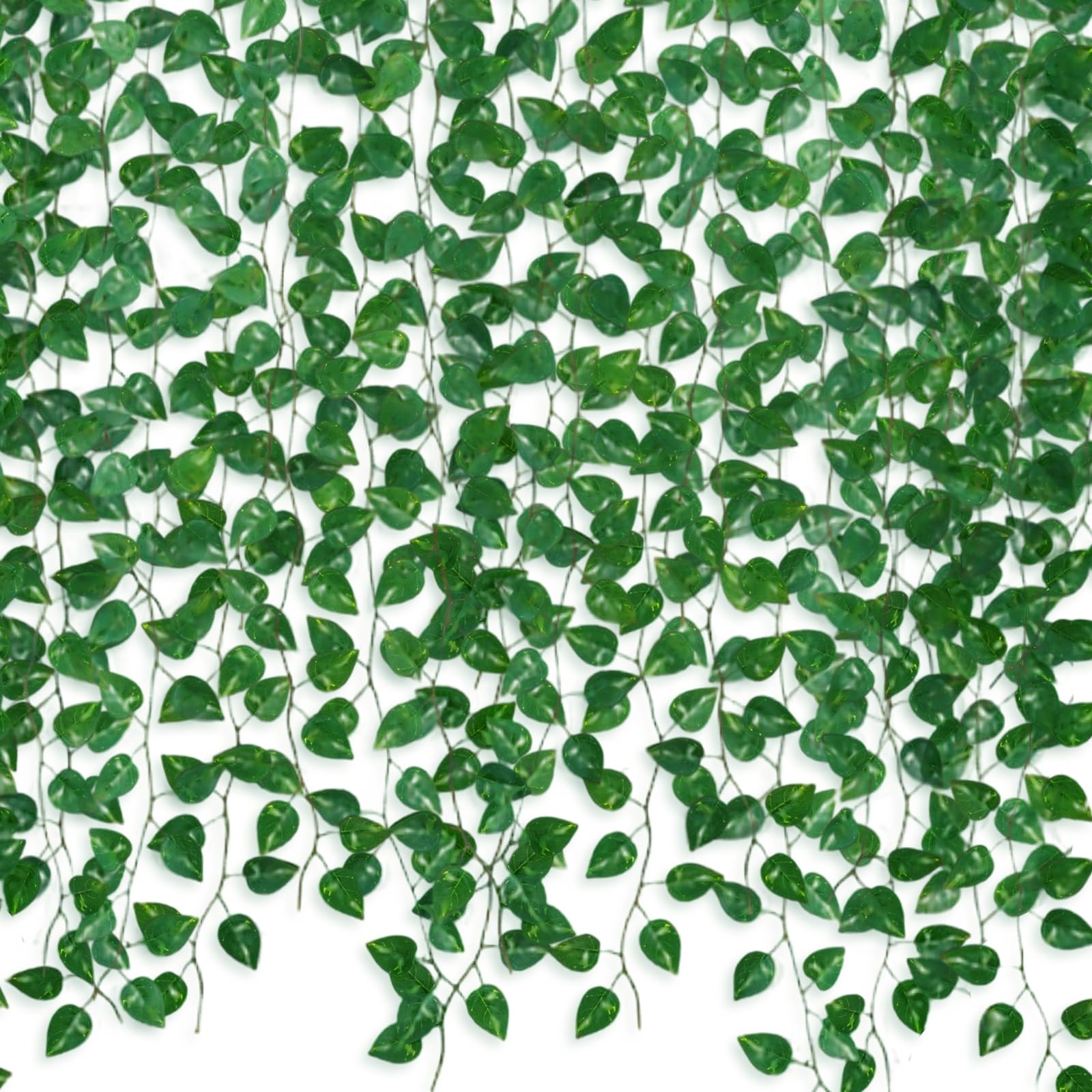 Photo 1 of 12 Pack 86Ft Fake Plants Artificial Vines for Room Decor, Faux ivy Greenery Garland for Home teen girls bedroom living Aesthetic Farmhouse Dorm Wall Decoration, Wedding Easter Christmas Party Gift