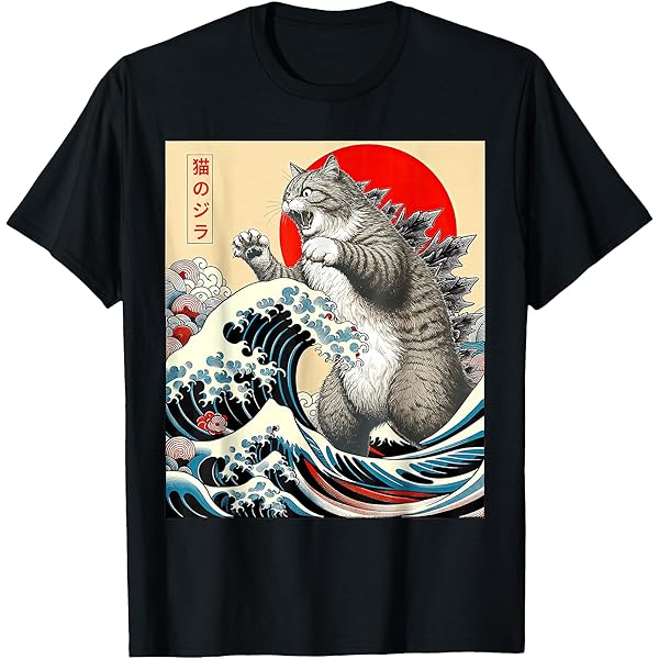 【GRAVER】OF STAR CAT 半袖T 3COLOR Amazon.com: Catzilla Cat Japanese Art Funny Cat Gifts For