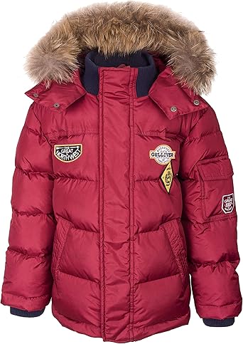 doudoune rouge garçon